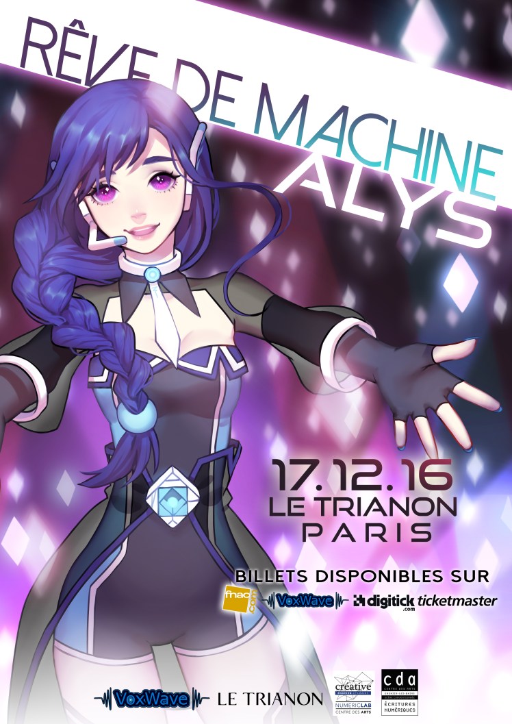 affiche spectacle reve de machine ALYS